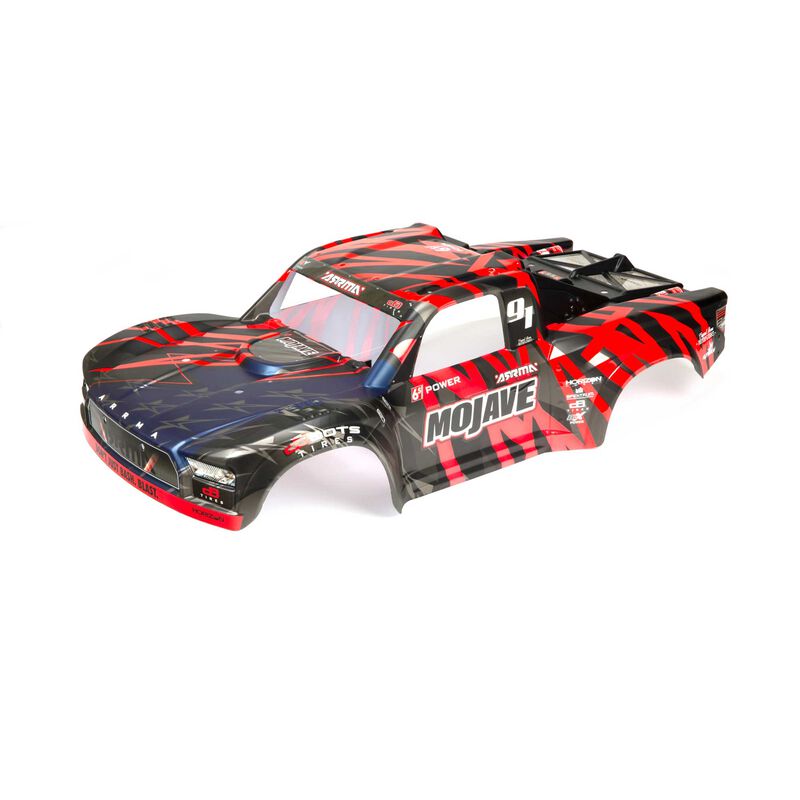 Arrma MOJAVE 6S BLX Finished Body _Black_Red_ - RC-Zubehoer