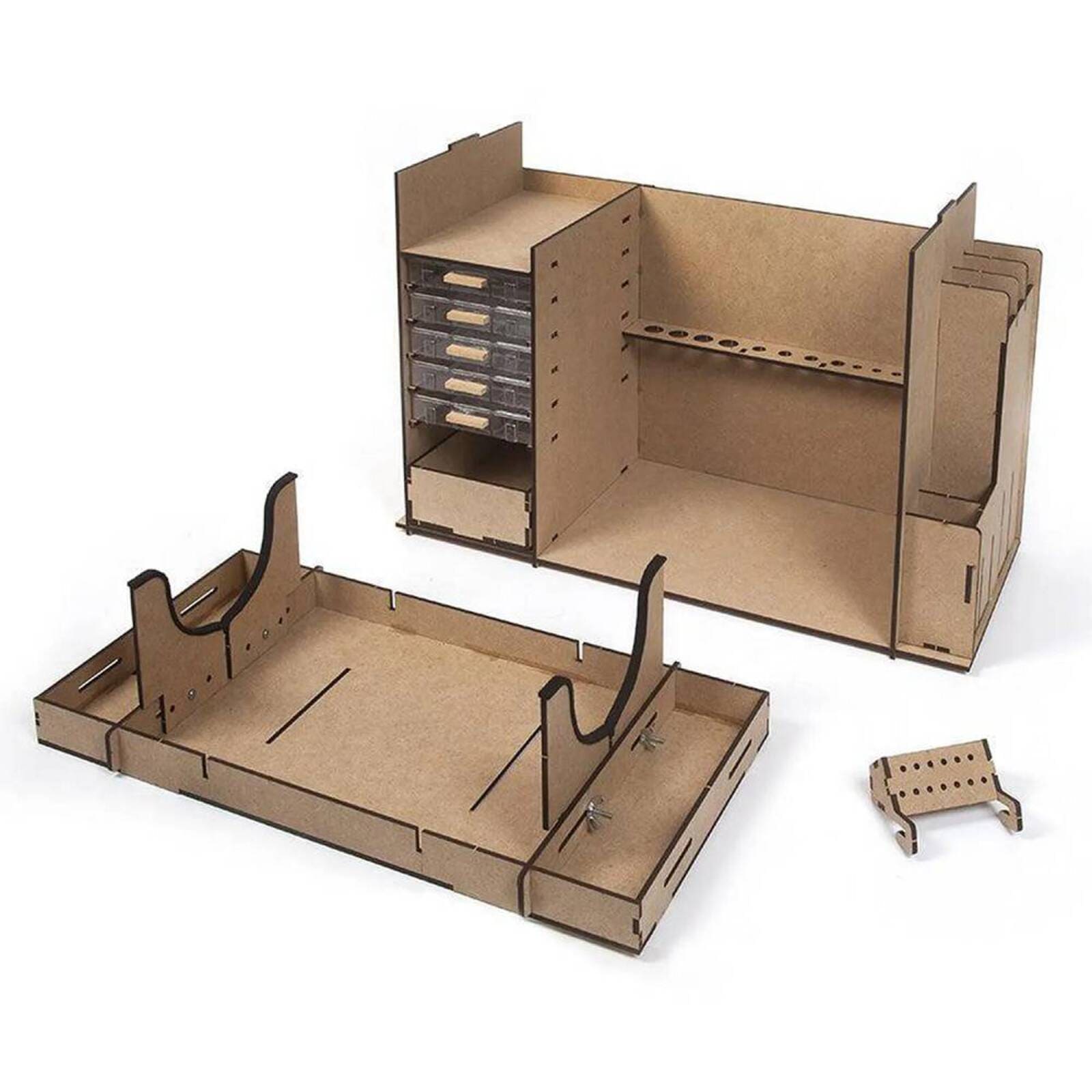 Workstadion Arbeitsplatz kpl. - Modellzubehoer