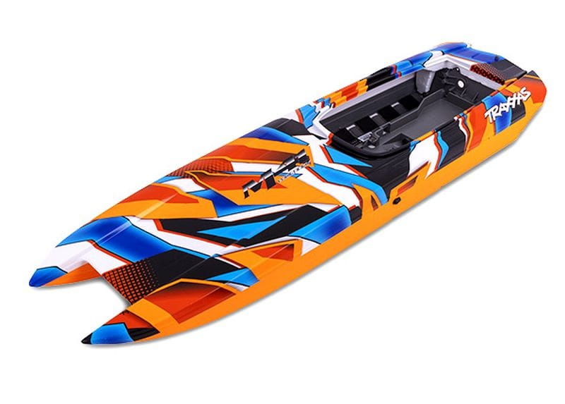 Traxxas Rumpf DCB M41 orange Grafik (kpl. monitert)