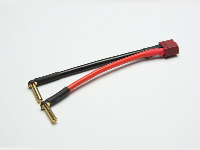 Pichler Adapterkabel abgewinkelt / 4mm Gold -> T-Stecker