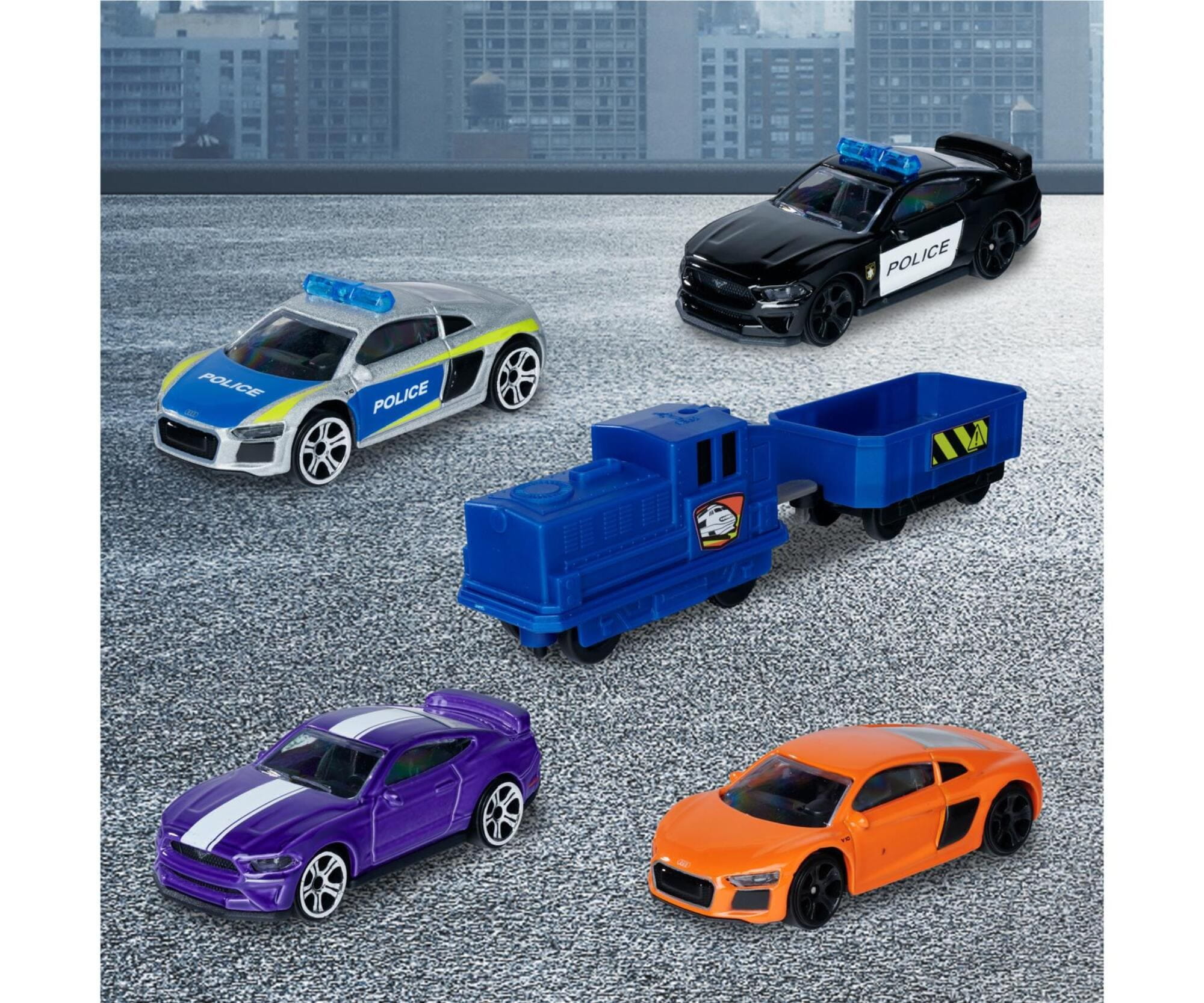 Majorette Super Chase Center XXL-Spielgarage mit Fahrzeugen_