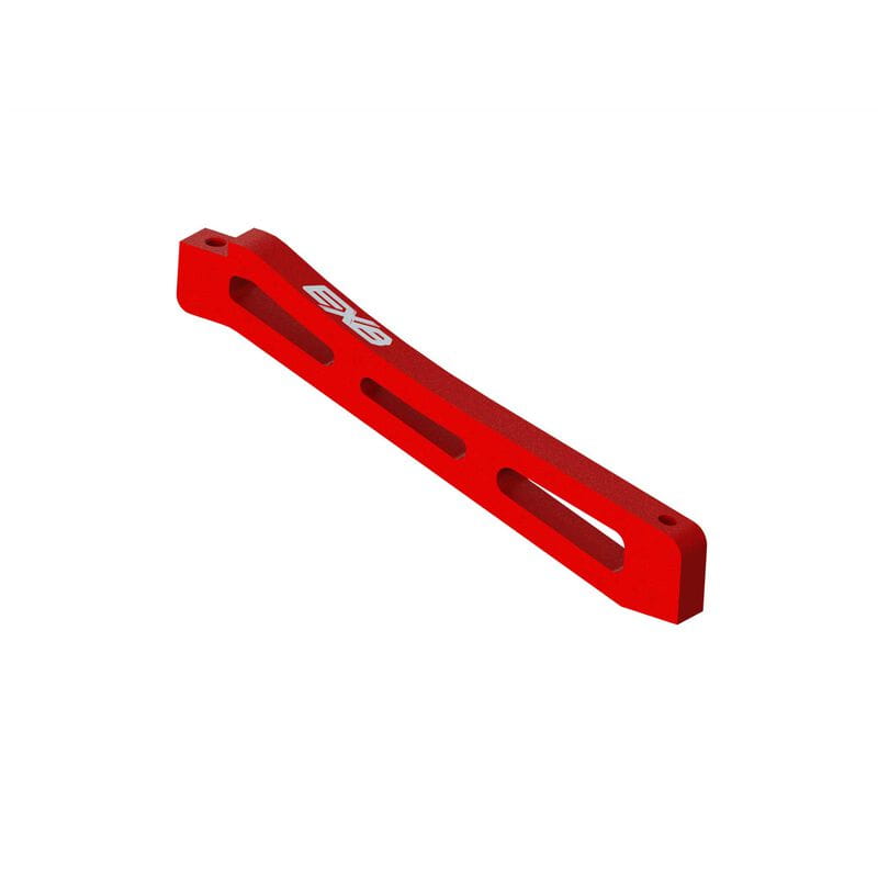 Arrma Front Center Chassis Brace Aluminum 98mm Red - RC-Zubehoer