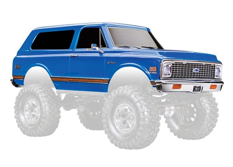 Traxxas Crawler Karosserie Chevrolet Blazer 1972 blau komplett