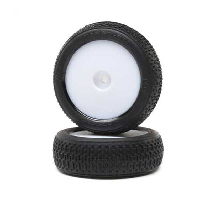 Losi Taper Pin_ FR Mounted_ White _2_ Mini-B - RC-Zubehoer