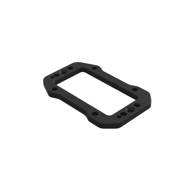 Arrma Aluminum Servo Mount Plate Black - RC-Zubehoer