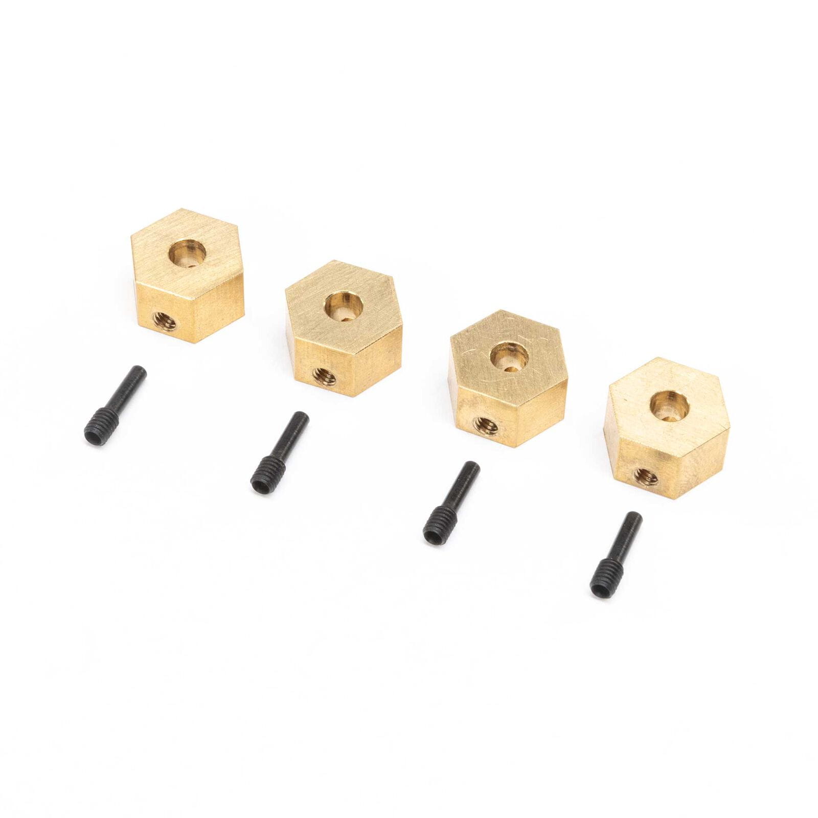 Axial Hex Hubs_ Brass _7g_ _4_ UTB18 - RC-Zubehoer
