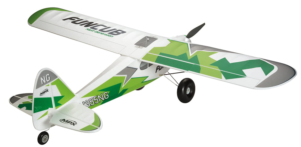 Multiplex RC Flugzeug RR FunCub NG grün Multiplex RC Flugzeug RR FunCub NG grün