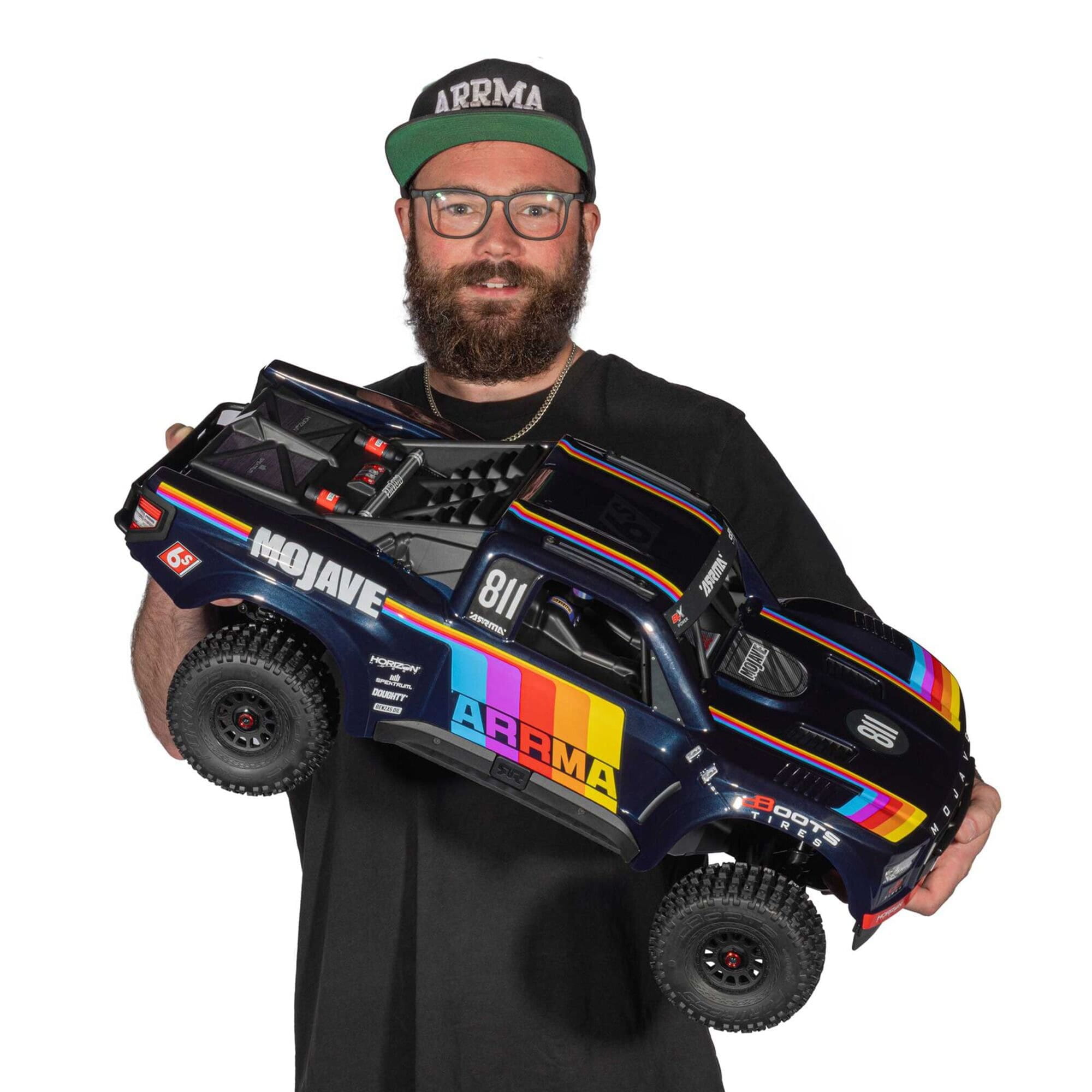 ARRMA MOJAVE 6S 4X4 RTR 1_7 Brushless Desert Truck Blue