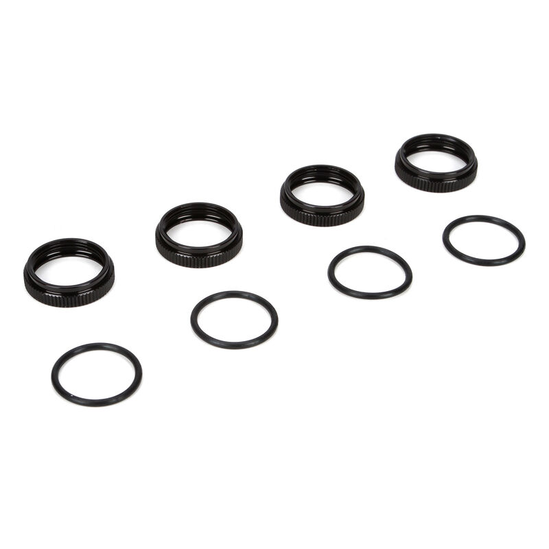Losi TLR 8ight 3.0 Dämpfermutter und Dichtringe