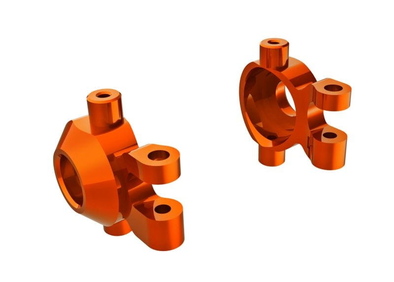 Traxxas Lenkhebel 6061-T6 Aluminium orange l_r - RC-Zubehoer