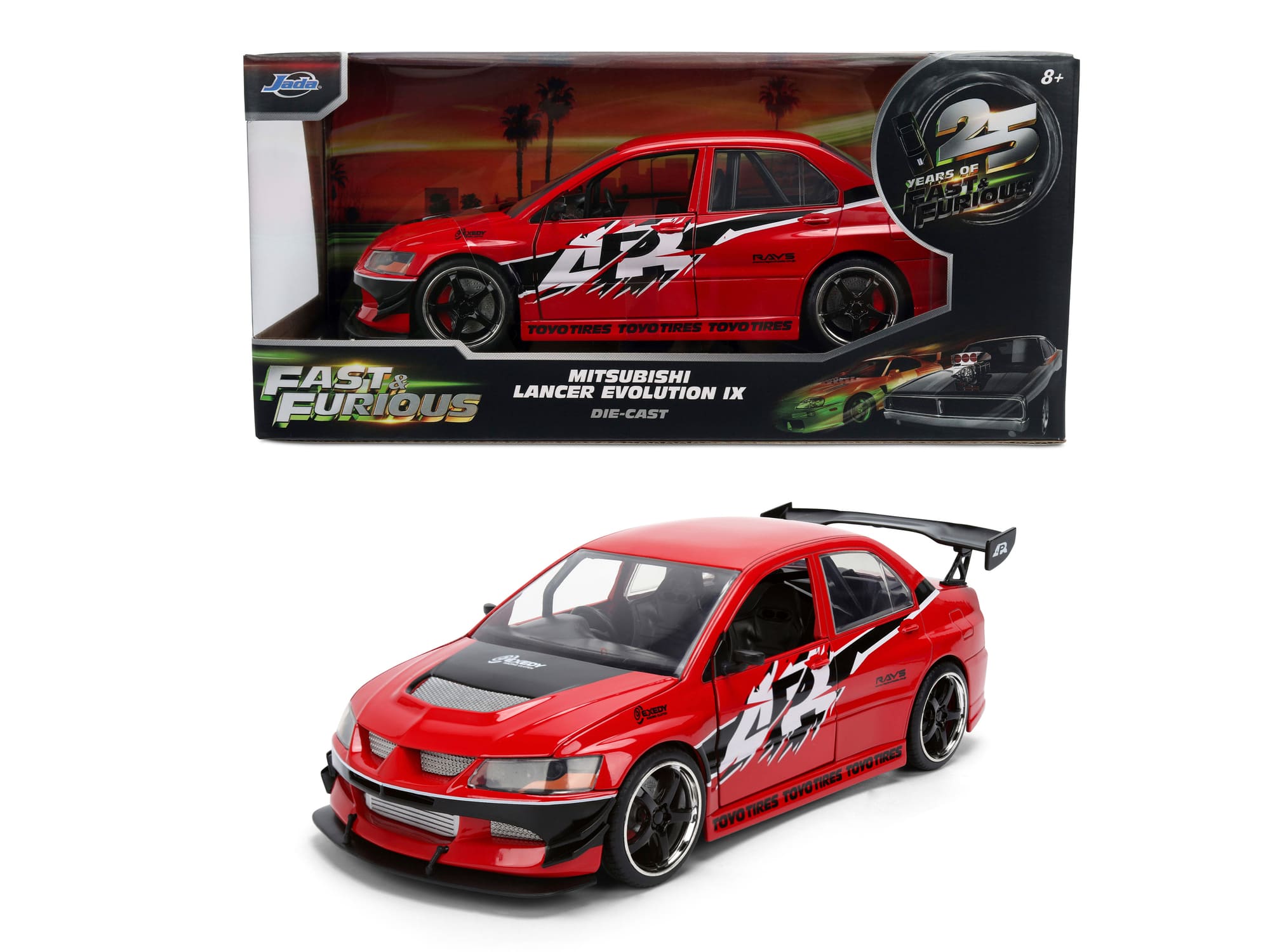 Jada Toys Fast _ Furious Mitsubishi Lancer Evolution IX 2006 1_24 rot
