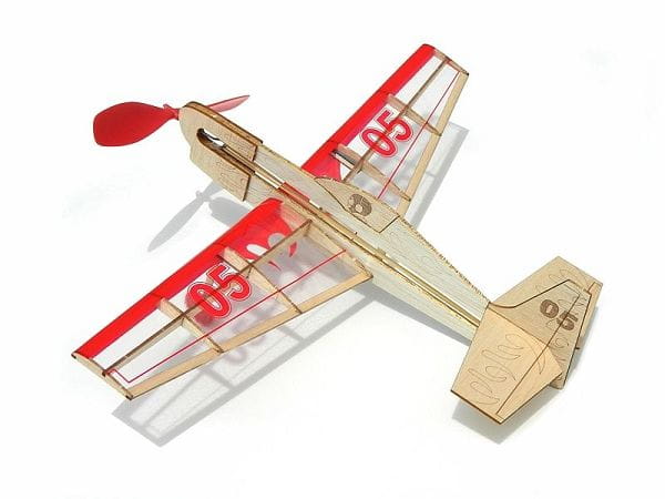 Guillow's Freiflugmodell Stunt Flyer Wurfgleiter Balsabausatz