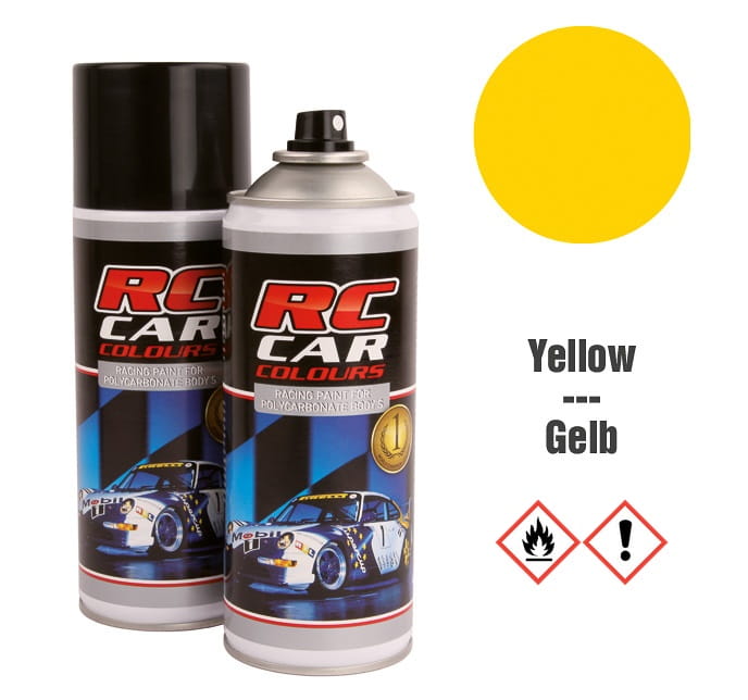Robitronic Lexan Spray Gelb 019 150ml Robitronic Lexan Spray Gelb 019 150ml