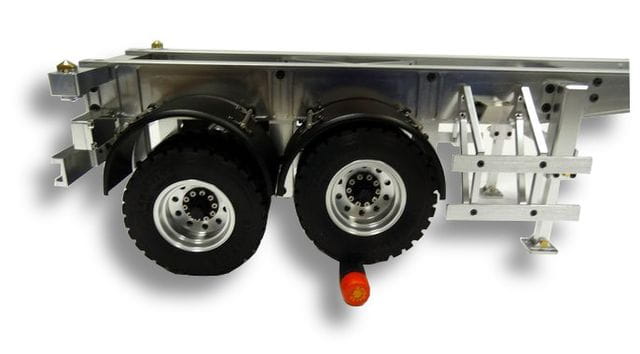 Lesu 1_14 Auflieger 2-Achs fuer Wechselcontainer aus Alu - RC-Zubehoer