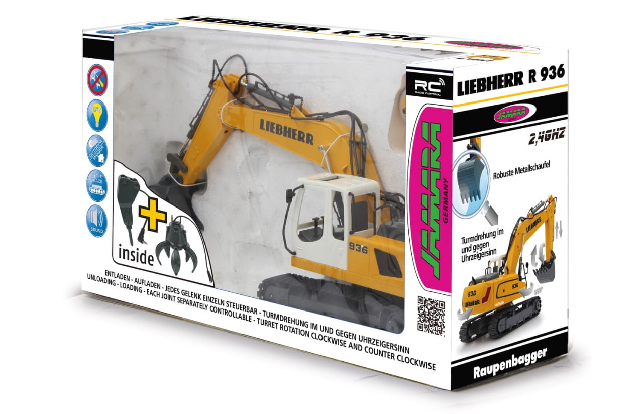 Jamara RC Bagger Liebherr R936 1:20 2,4Ghz Destruction-Set