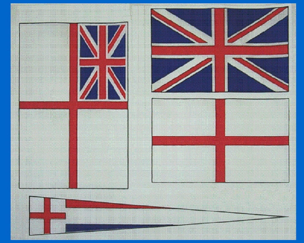 Krick Flaggensatz HMS Victory 1_98 - RC-Zubehoer