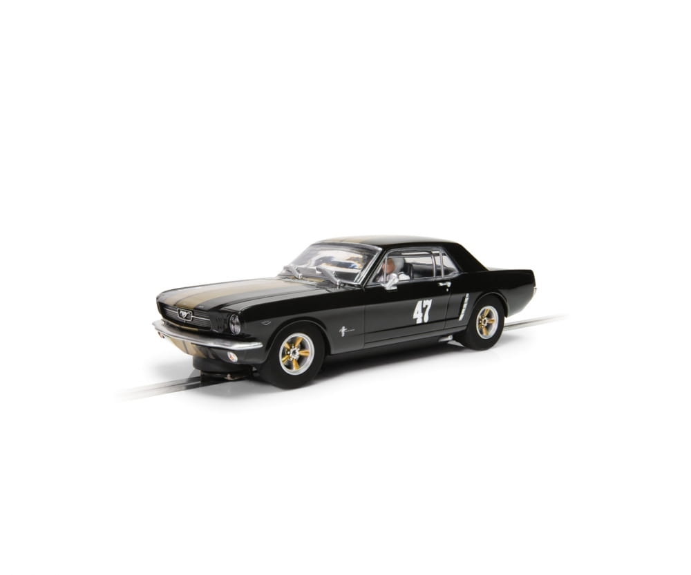 Scalextric 1:32 Ford Mustang #47 Black & Gold HD