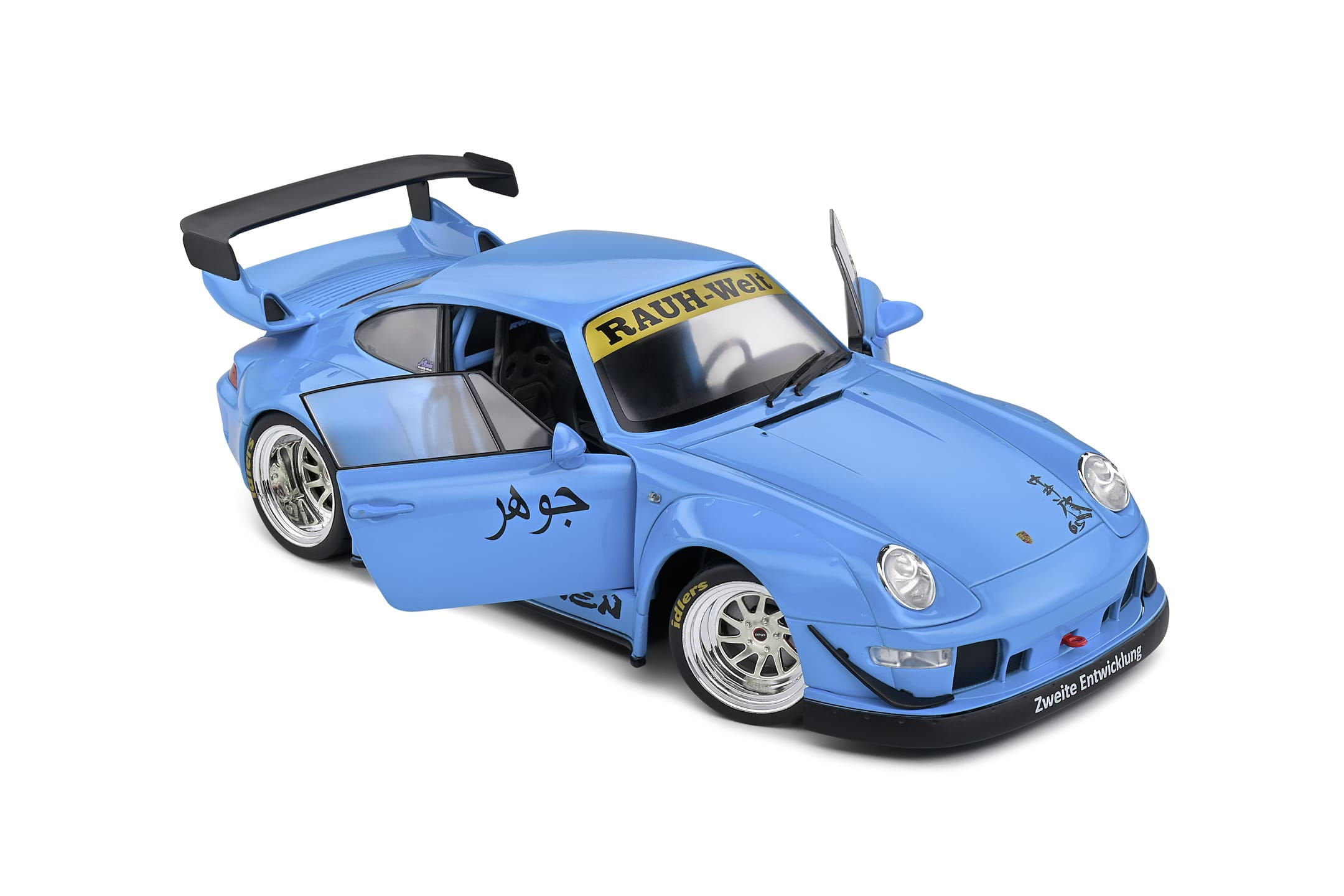 Solido Porsche RWB Bodykit Shingen Blau 2018 Modellauto 1_18