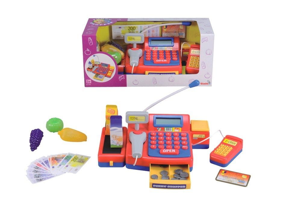 Simba Toys Supermarktkasse mit Scanner und Zubehör Simba Toys Supermarktkasse mit Scanner und Zubehör