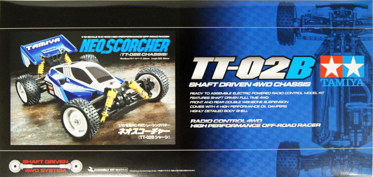 Tamiya RC Buggy Neo Scorcher Buggy TT-02B 1:10 Bausatz