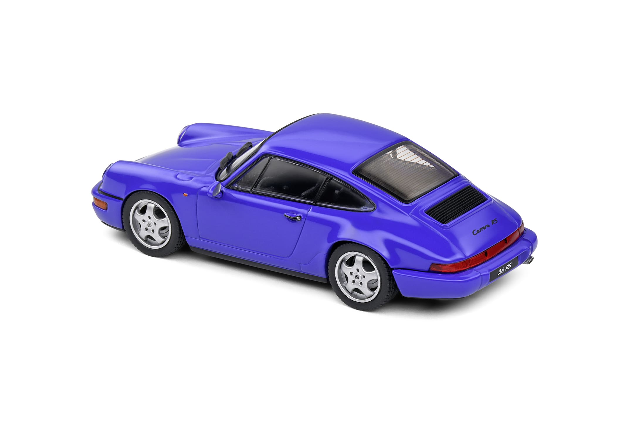 Porsche 911 _964_ Turbo 3.6 Modellauto 1_43 in Electric Blue