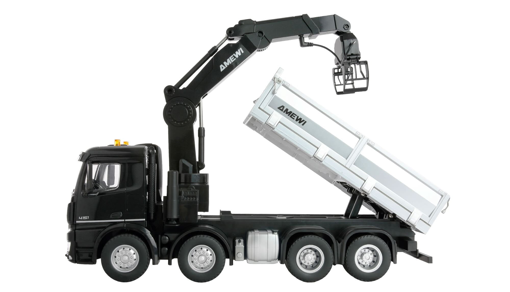 Amewi Mercedes-Benz Arocs Kranwagen 22716 RC Truck 1_18 mit Kipper
