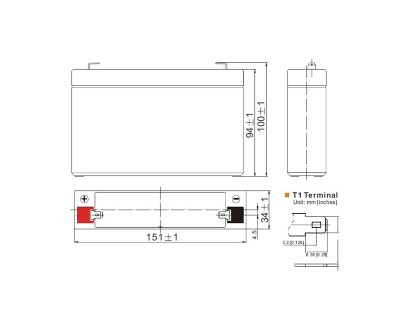 Krick Bleiakku 6V / 7Ah