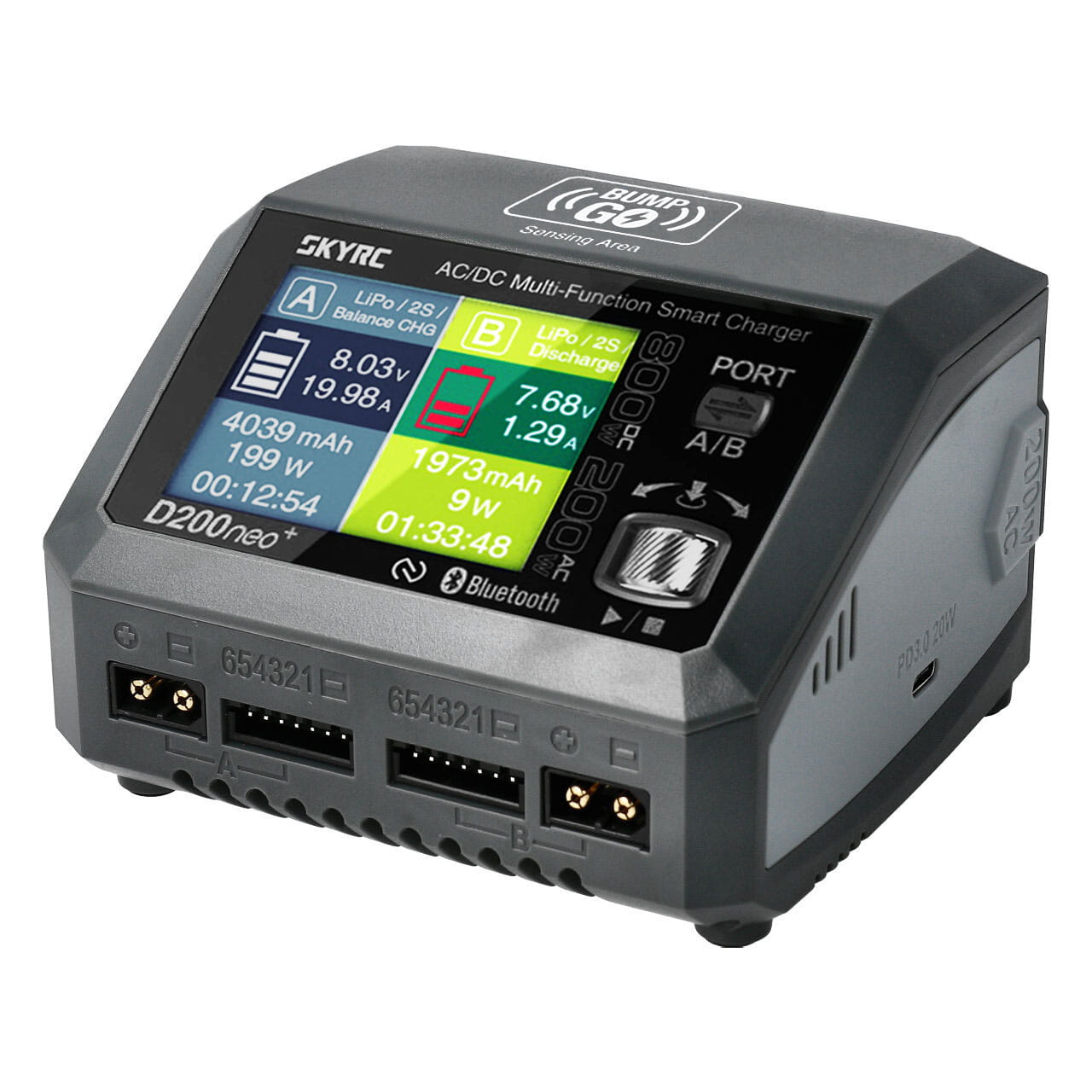 SkyRC Ladegeraet D200 Neo_ LiPo 1-6s 20A 200W