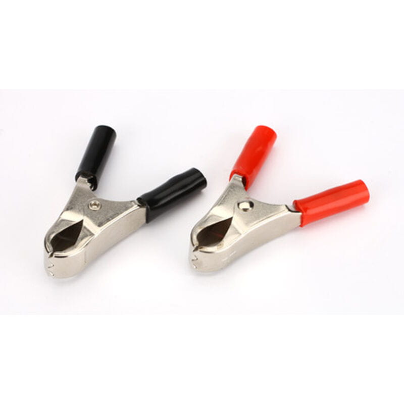 Dynamite Krokodilklemmen m. 4 mm Rundstecker _2 Stk_ - RC-Zubehoer
