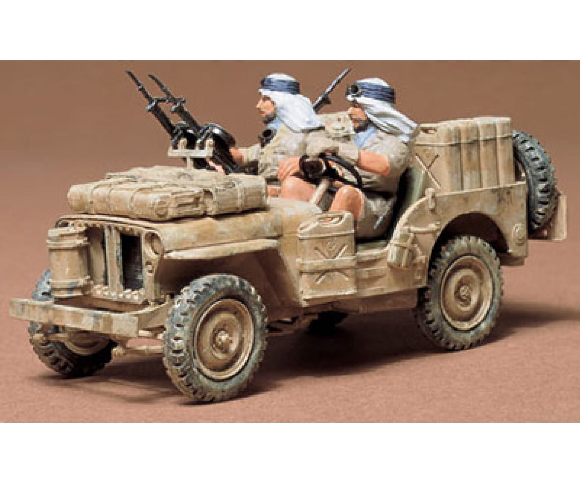 Tamiya WWII Britisch S.A.S Jeep 1:35 Plastik Modellbau Militär Bausatz