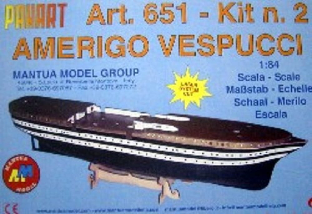 Krick Amerigo Vespucci Baukasten 2. Schritt