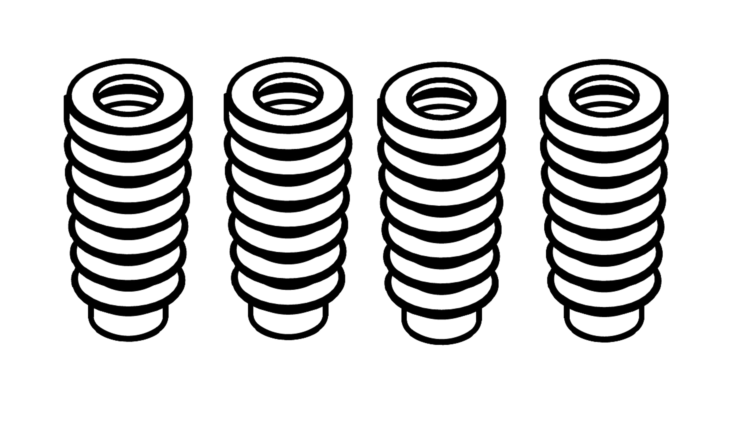 Amewi Staubschutzmanschetten für Stoßdämpfer Amewi Staubschutzmanschetten fuer Stossdaempfer - RC-Zubehoer