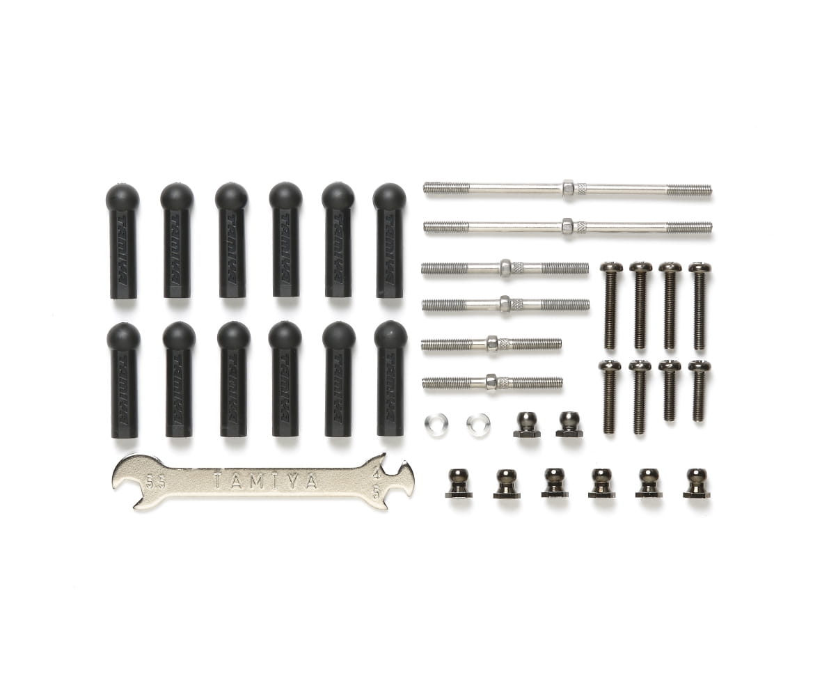 Tamiya DT-03 Li/Re Gewindestangen-Set einst.(6) Tamiya DT-03 Li/Re Gewindestangen-Set einst.(6)