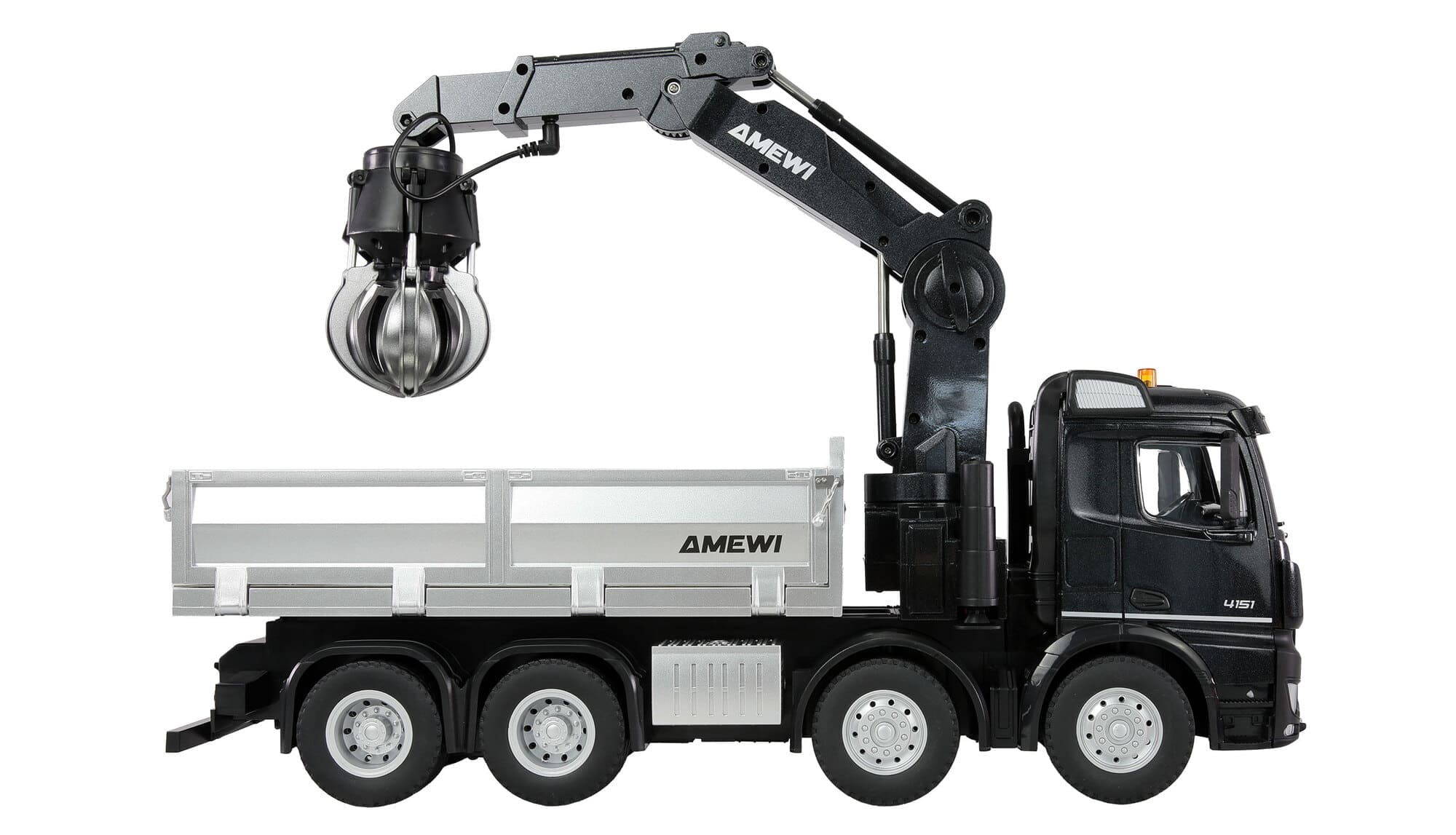 Amewi Mercedes-Benz Arocs Kranwagen 22716 RC Truck 1_18 mit Kipper