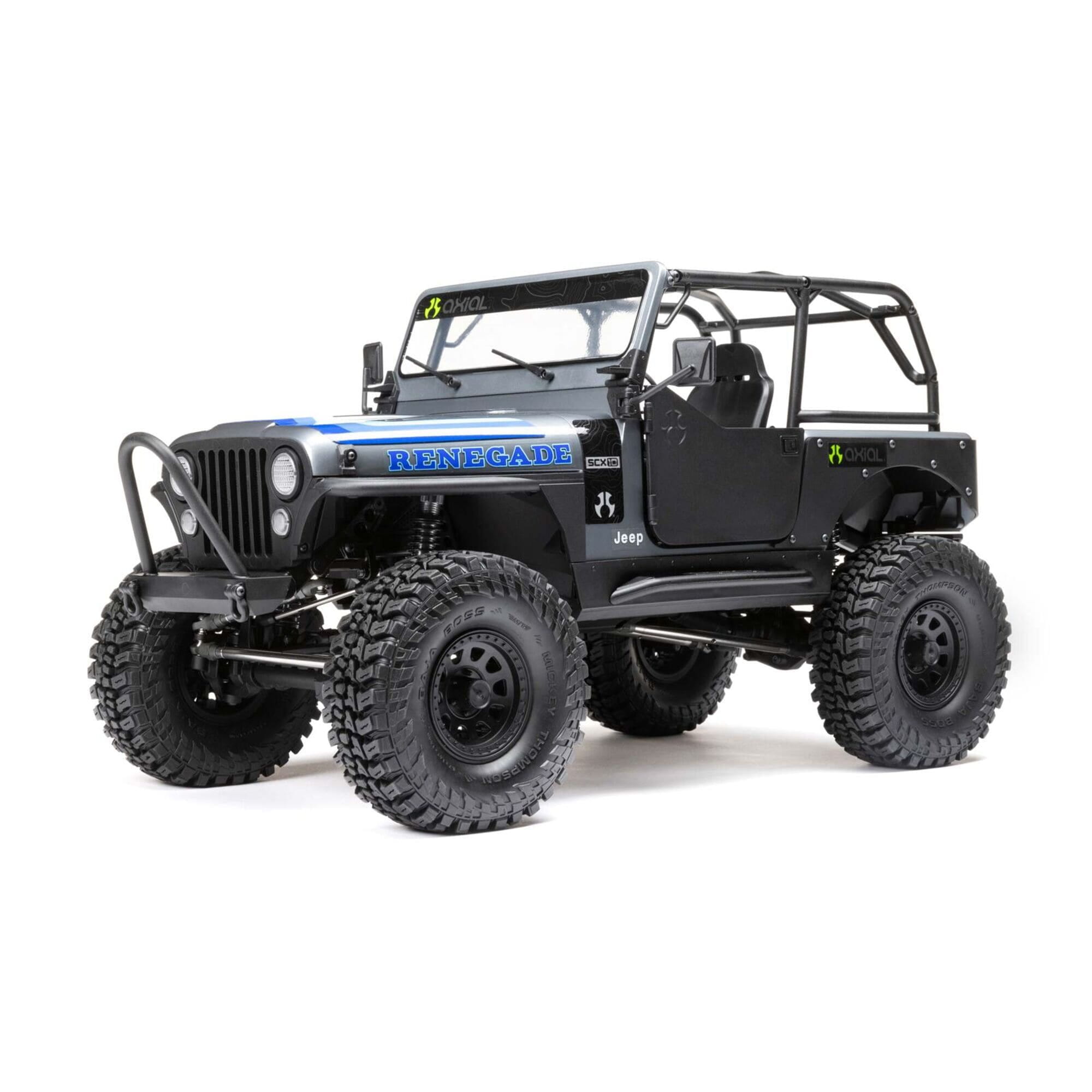 Axial SCX10 III Jeep CJ-7 4x4 RTR – Offiziell lizenzierte Jeep Karosserie in grau