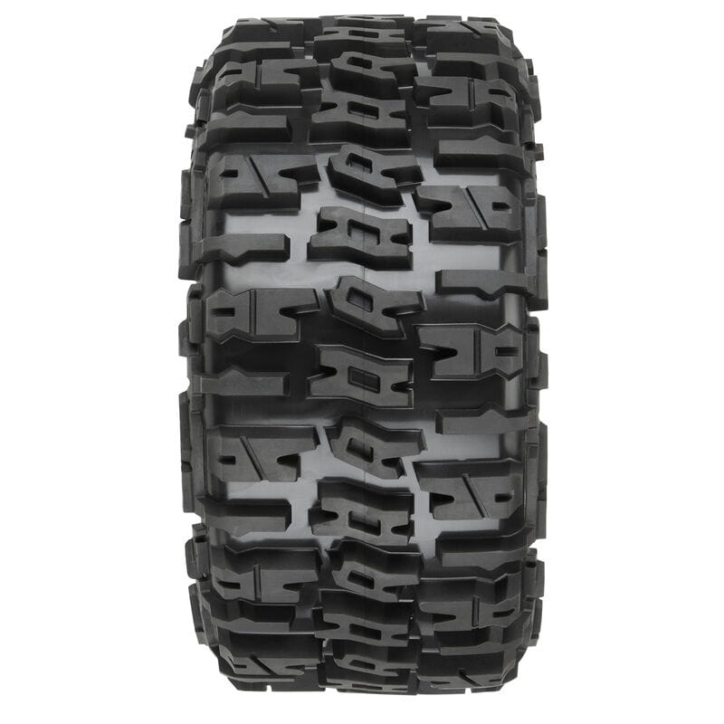 Proline 1_6 Trencher F_R 5.7” Reifen Mounted 24mm Black Raid 8x48 Hex _2_ - RC-Zubehoer