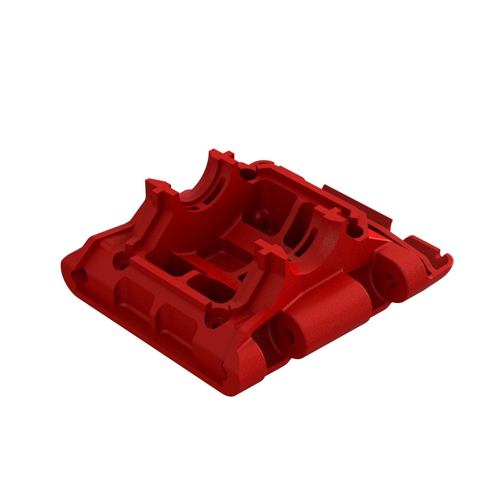 Arrma Rear Lower Skid_Gearbox Mount Red - RC-Zubehoer