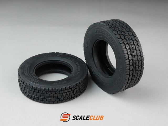 ScaleClub 1_14 Reifen schmal ''All Terrain'' 2 Stueck - RC-Zubehoer
