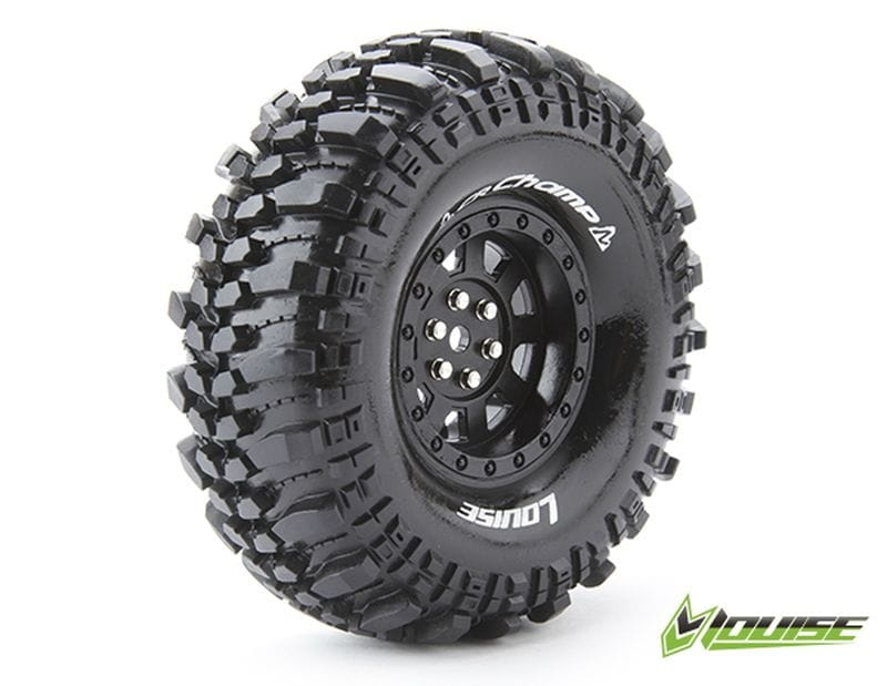 CR-CHAMP 1.9 supersoft Felge schwarz 12mm Crawler LOUISE - RC-Zubehoer