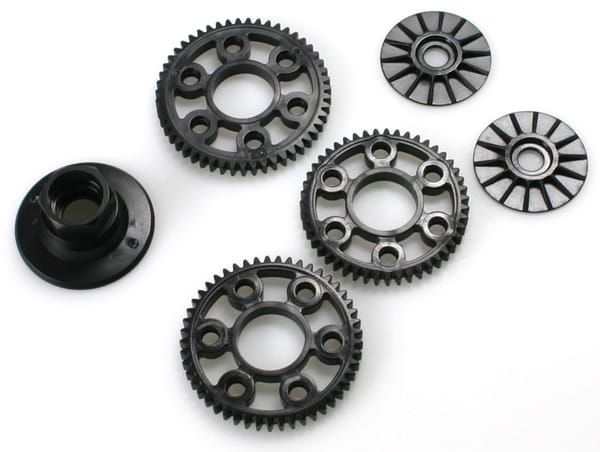 Robitronic Plastik Set D _Reibungsdaempfer_ Diffteile_ Hauptzahnraeder_ - RC-Zubehoer