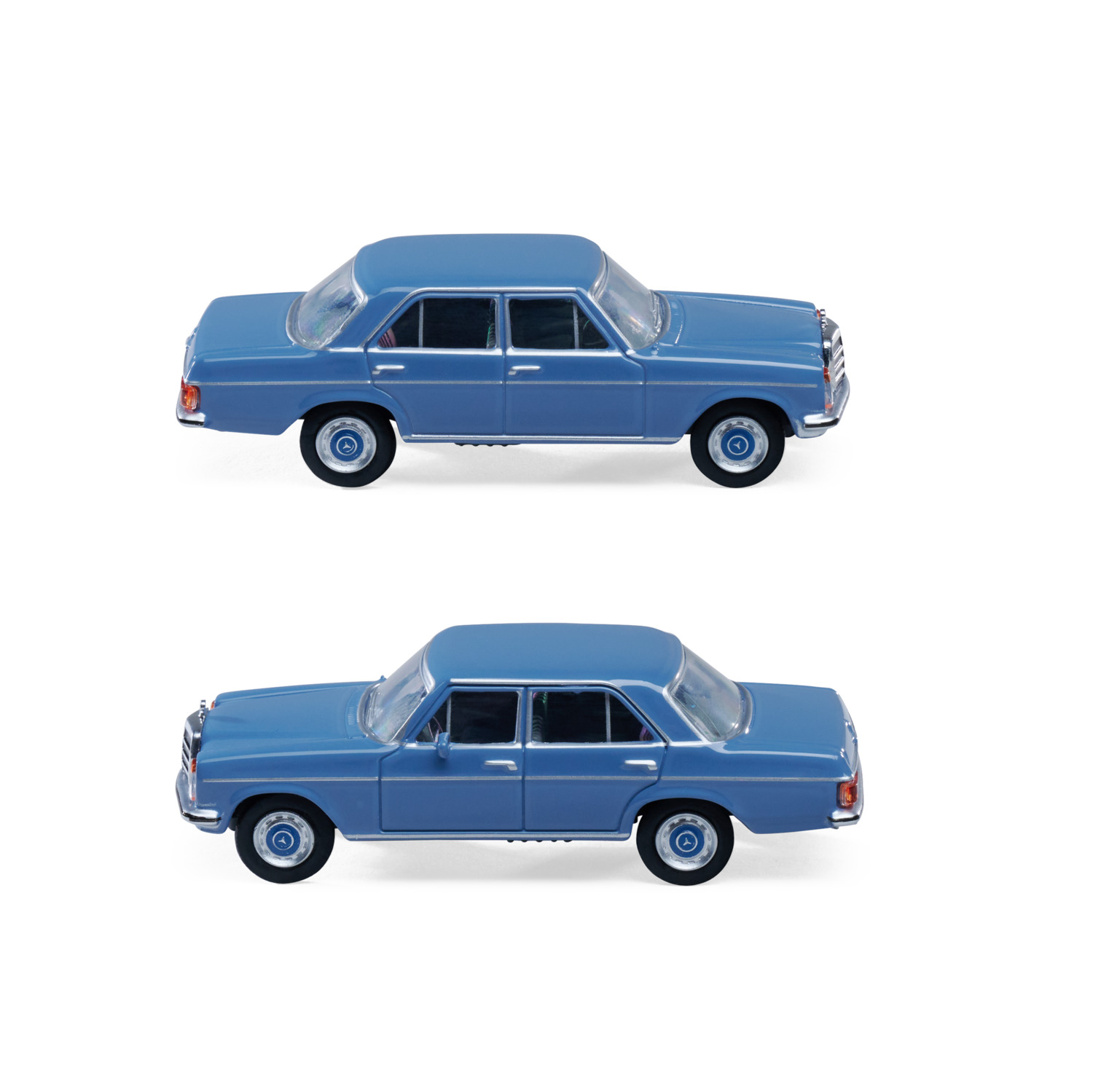 Schuco 1_64 M-B -_8 Limousine Taubengrau Standmodell