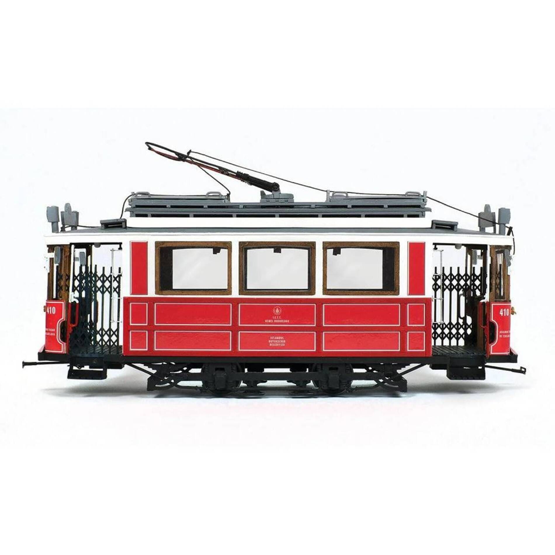 OcCre Istanbul Strassenbahn Standmodellbausatz 1_24 aus Holz
