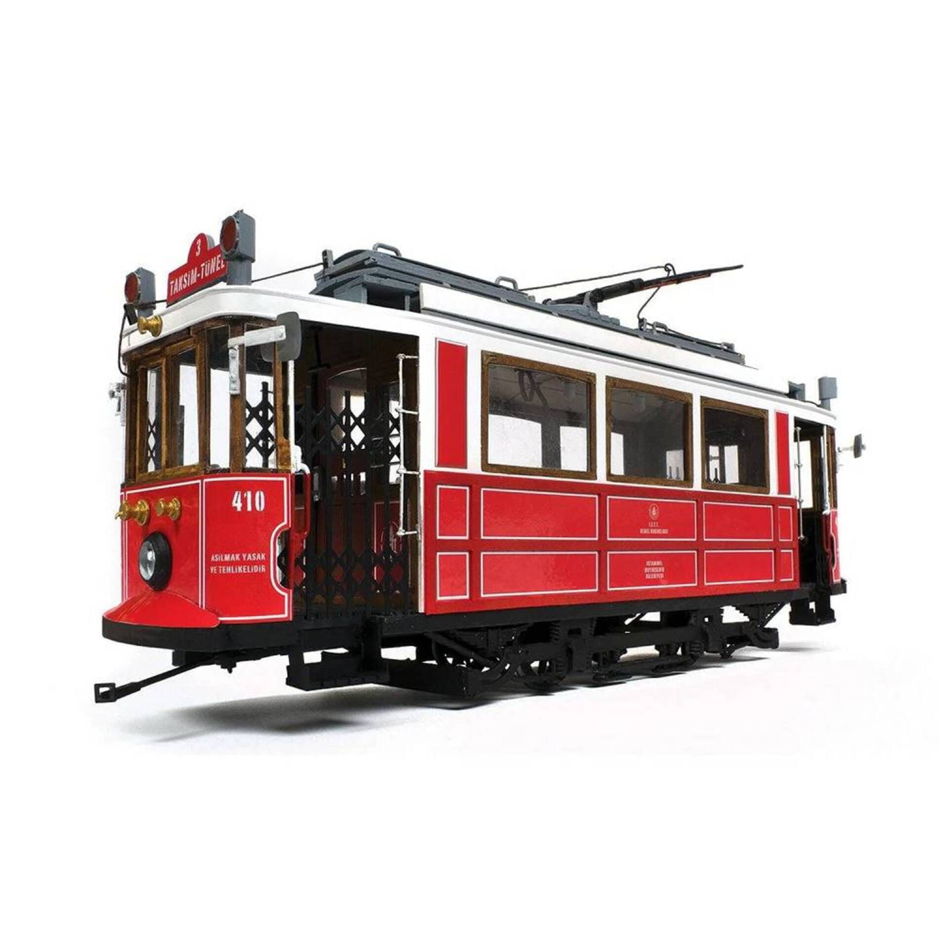OcCre Istanbul Strassenbahn Standmodellbausatz 1_24 aus Holz