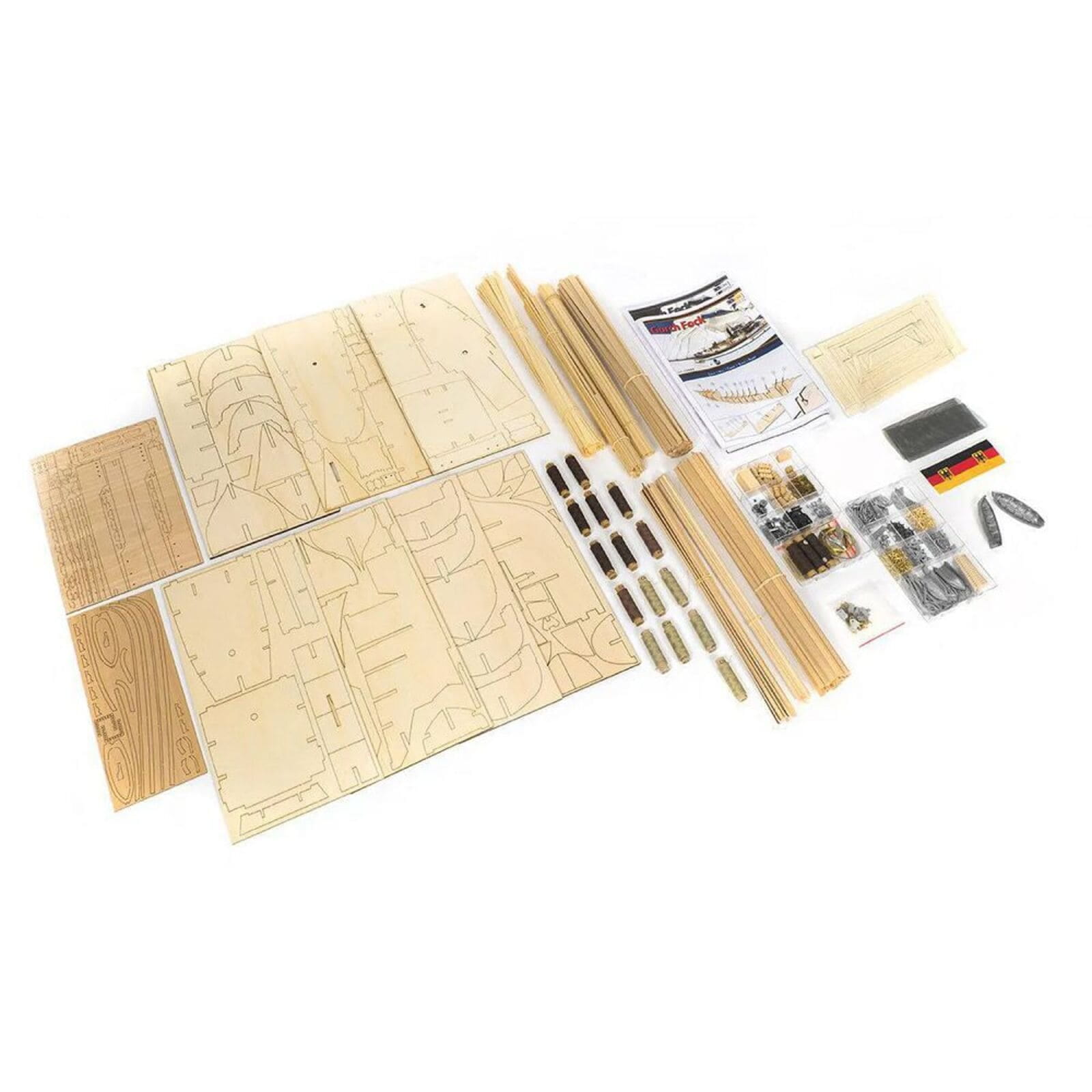 Gorch Fock Standmodellbausatz 1_95 - Modellzubehoer