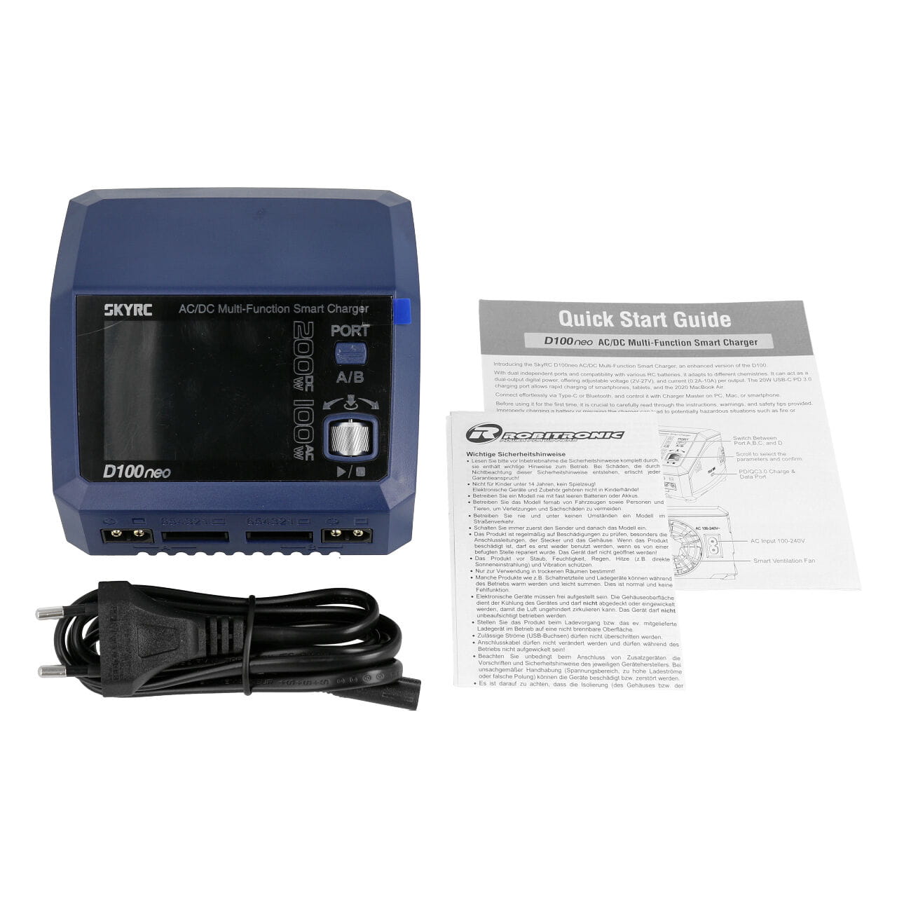 SkyRC Ladegeraet D100 Neo LiPo 1-6s 10A 100W SkyRC Ladegeraet D100 Neo LiPo 1-6s 10A 100W
