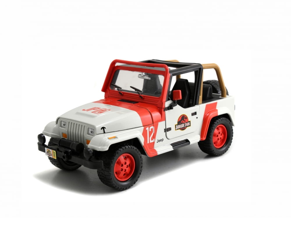 Jada Jurassic World 1992 Jeep Wrangler 1:24 Modellauto