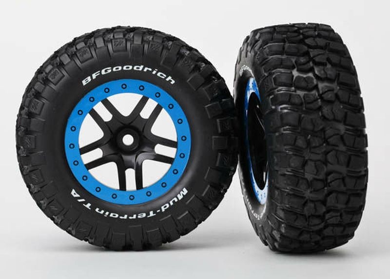 Traxxas T-W_ GLUED _SCT SS BLK_BLUE BE - RC-Zubehoer
