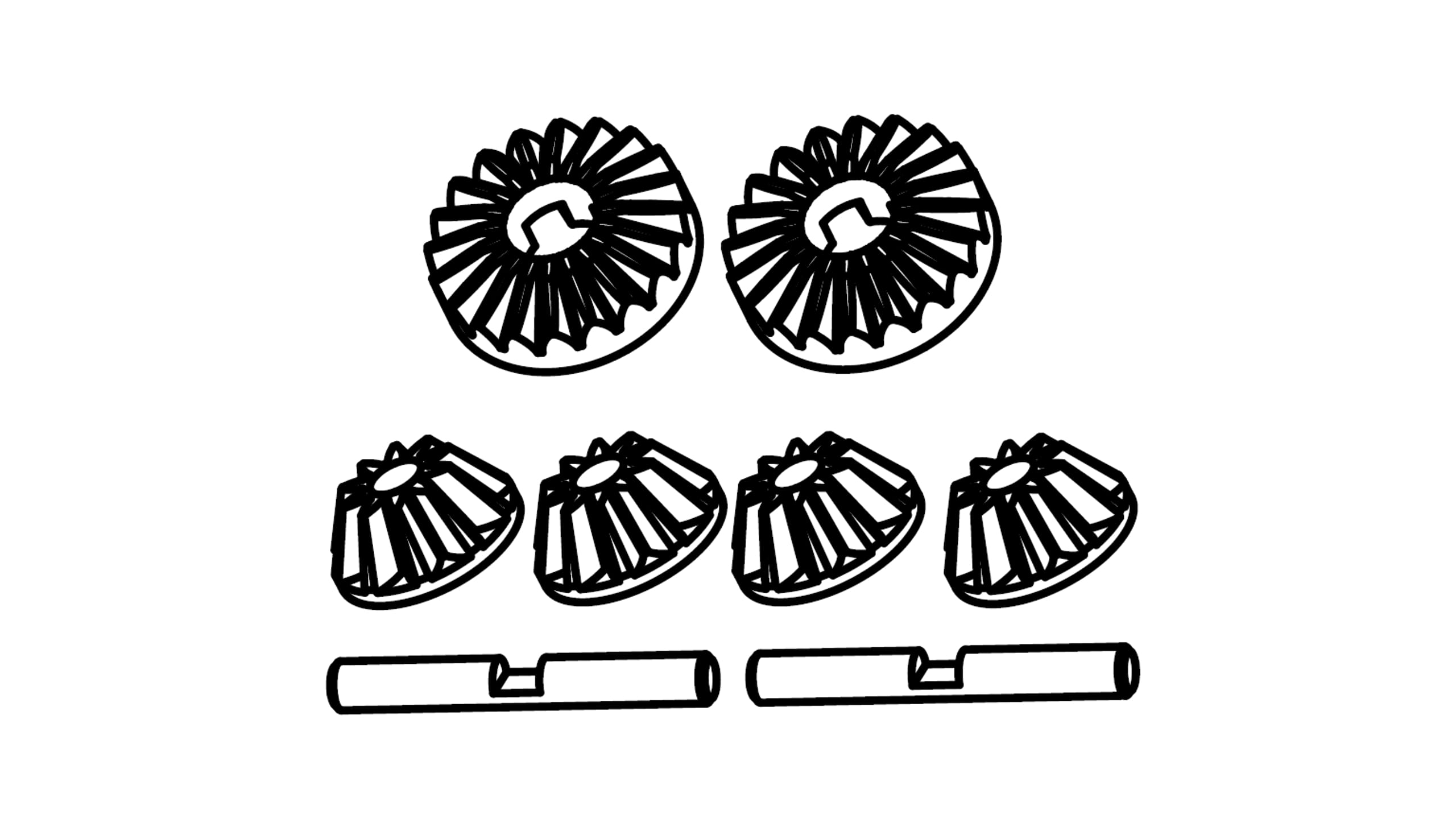 Amewi Differential Getriebe Zahnraeder - RC-Zubehoer