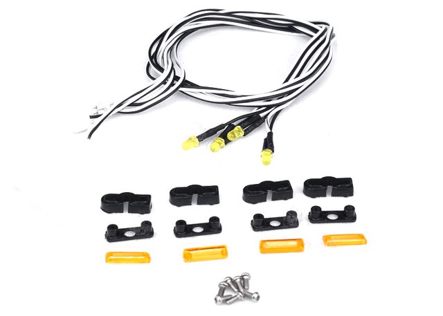 Lesu 1_14 Seitenbegrenzungsleuchten mit LED 2V 12mA 4 Stueck - RC-Zubehoer