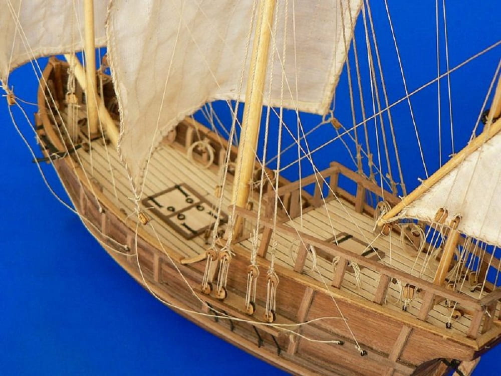 Krick Dusek Segel Schiff Pinta 1:72 Holz Baukasten